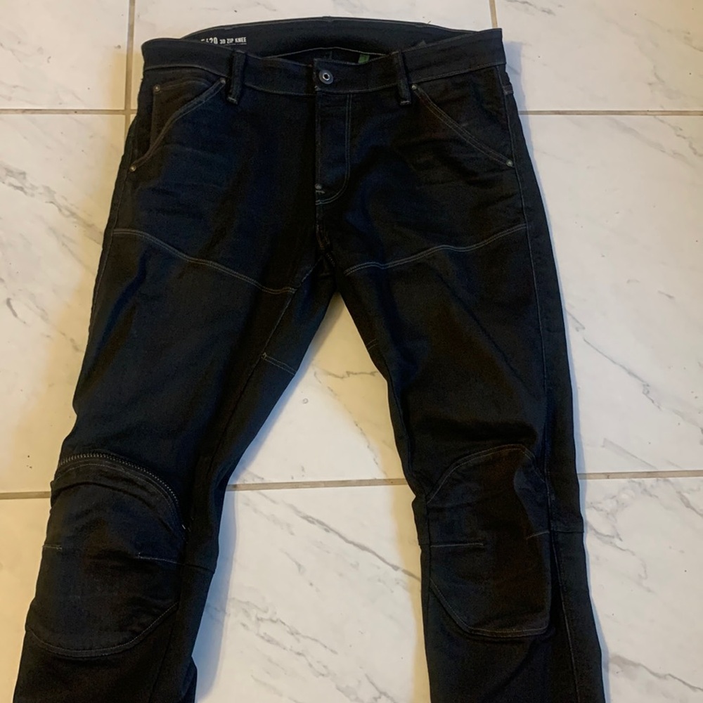 G Star 5620 3D Zip Knee 33